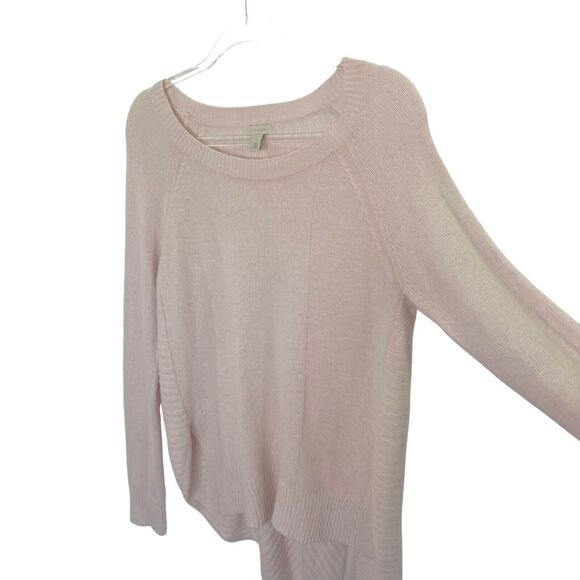 hinge Sweater Womens Small Pink Merino Wool Alpaca Blend Pullover Long Sleeved - Picture 3 of 12